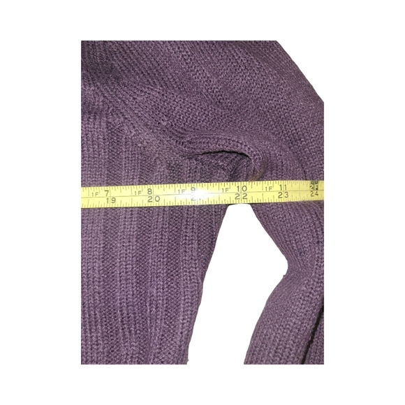 Faux Fur Removable Collared Zip up Sweater xl - Picture 5 of 8